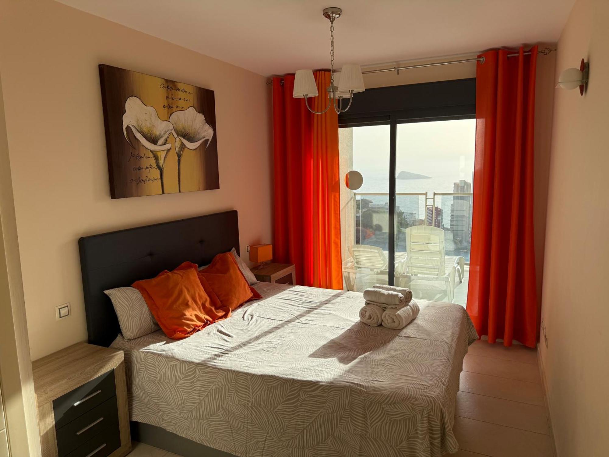 Beautiful Apartment Near Beach With Panoramic Sea-View Бенидорм Экстерьер фото